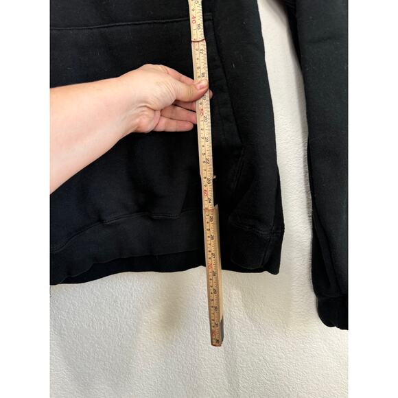 Women's Black Sisters Embroidered Sweatshirt Hoodie Medium - Picture 5 of 10